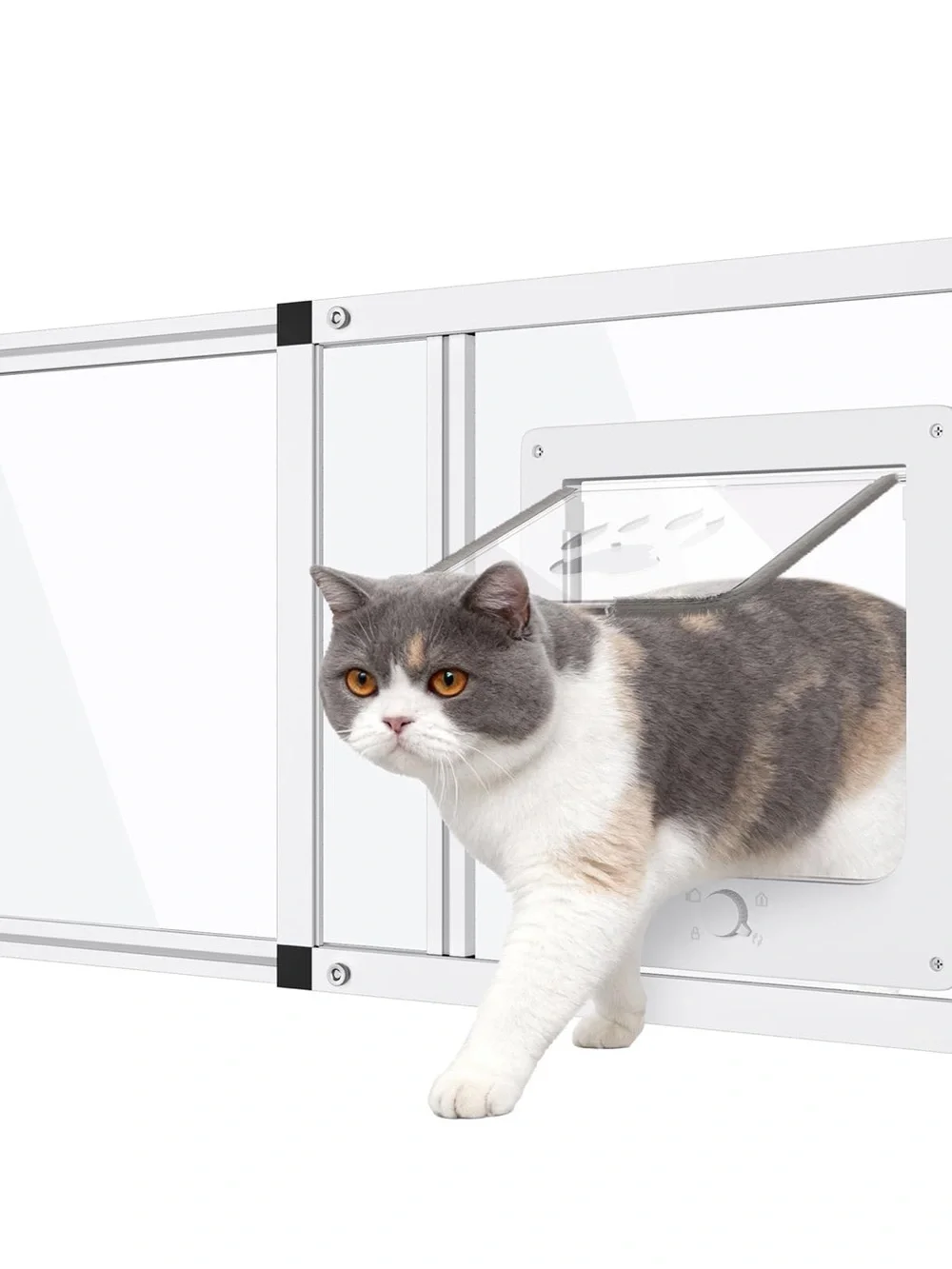 Pet Door Extension Panel for Small Pets - White